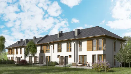 Godebskiego Apartments - widok od ogrodu prawy