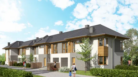 Godebskiego Apartments - widok frontowy prawy