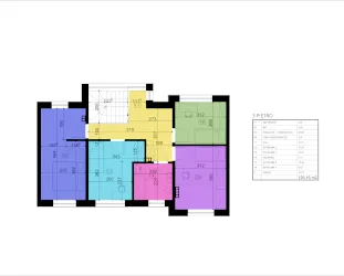 Godebskiego Apartments - rzut piętra 3