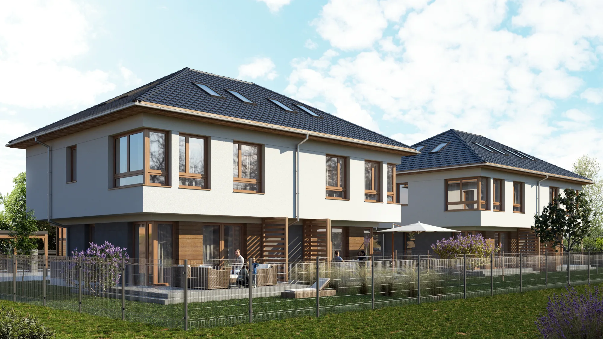 Willa Juliusza Słowackiego - widok od ogrodu