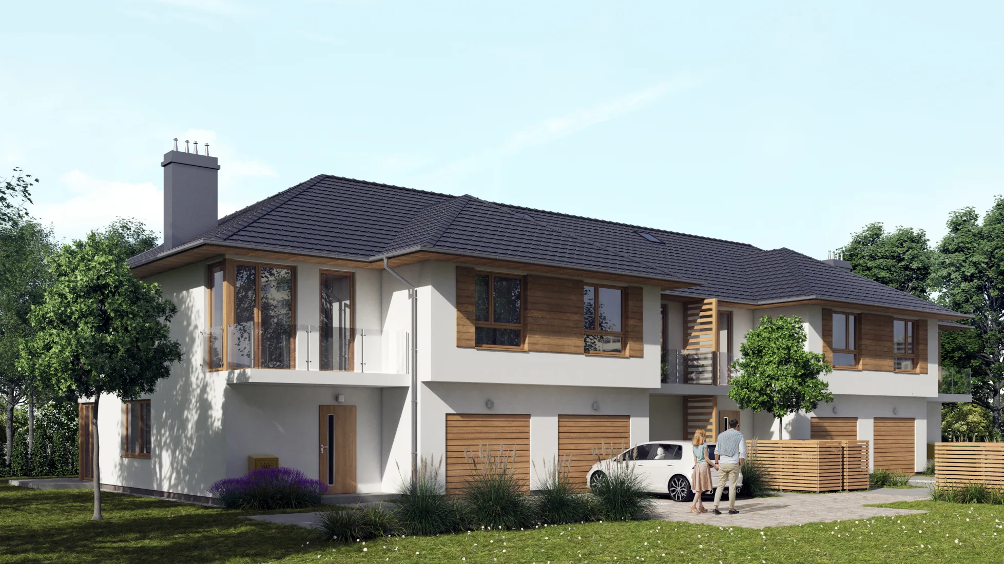 Willa Mazowiecka - front inwestycji