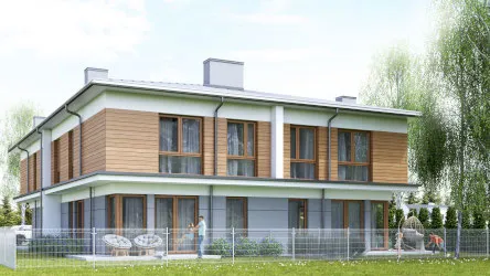 Willa 3 Maja - widok od ogrodu